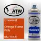 Preview: Chevrolet, Orange Flame Poly, 65 (1972): 400ml Sprühdose, von ATW Autoteile West.